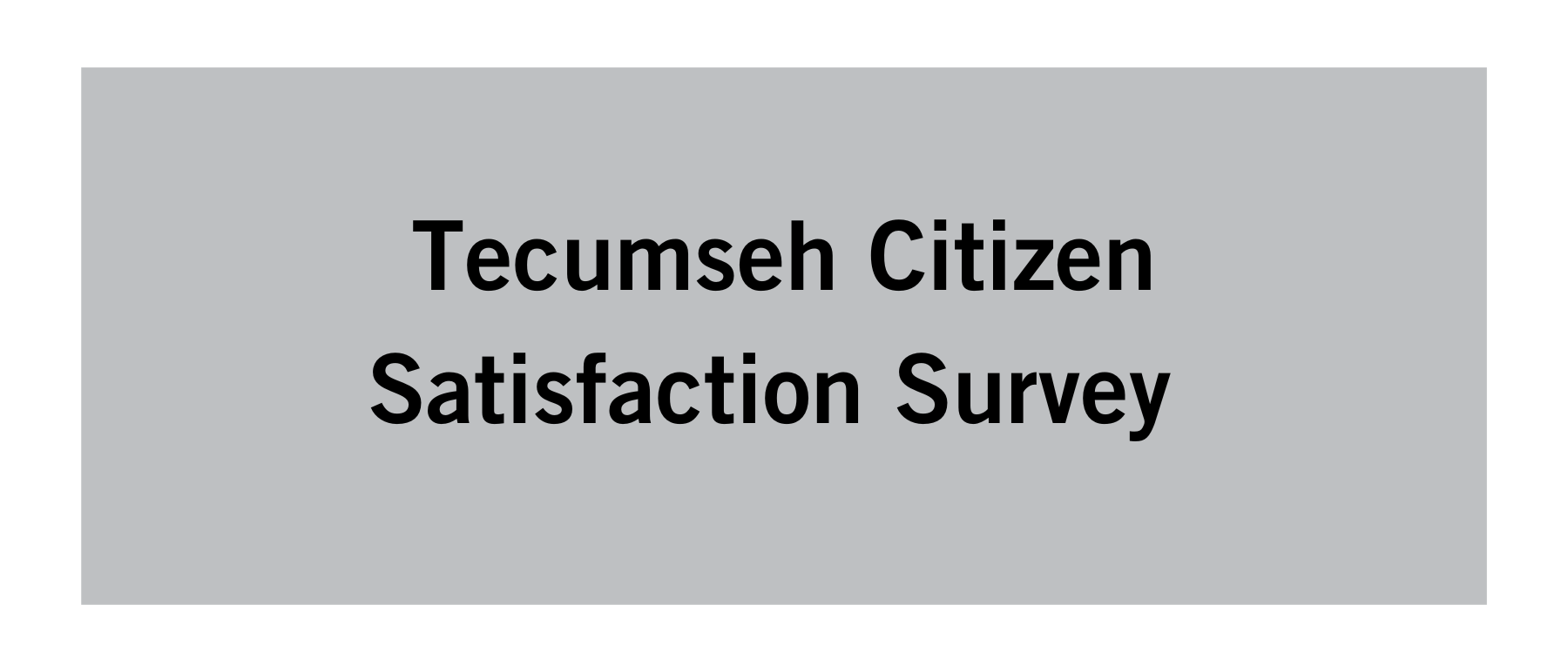 citizen satisfaction survey