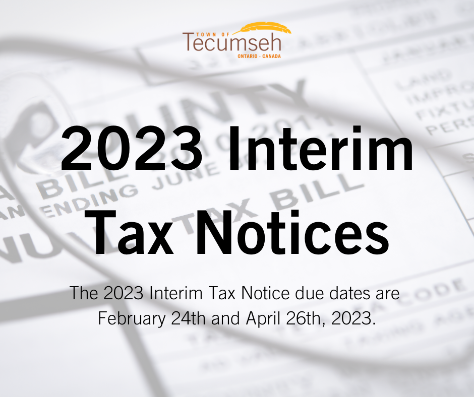 interim tax notice 
