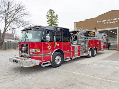 New Tecumseh Fire Truck