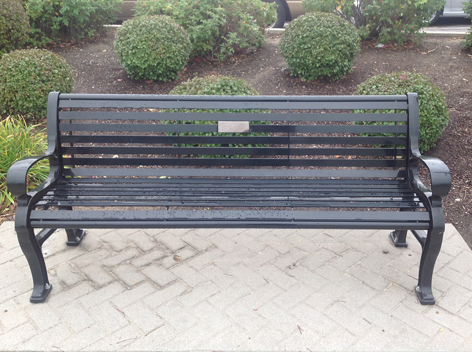 Metal Park Bench